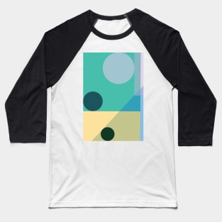 Circle and Square Minimalism Baseball T-Shirt